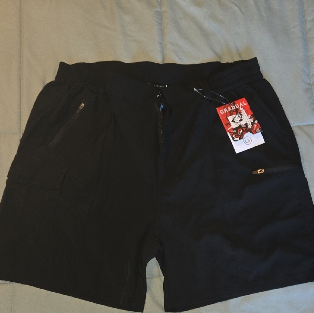 Gradual Women's Black Athletic Shorts